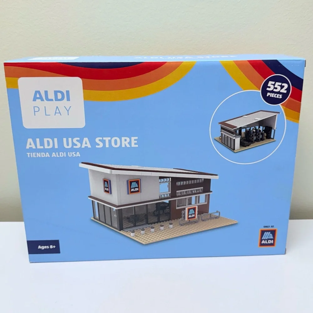 New! 2026 Large ALDI Bricks US Store, 552 pcs, Exclusive Limited Edition